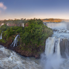 Panoramic of Iguacu Falls